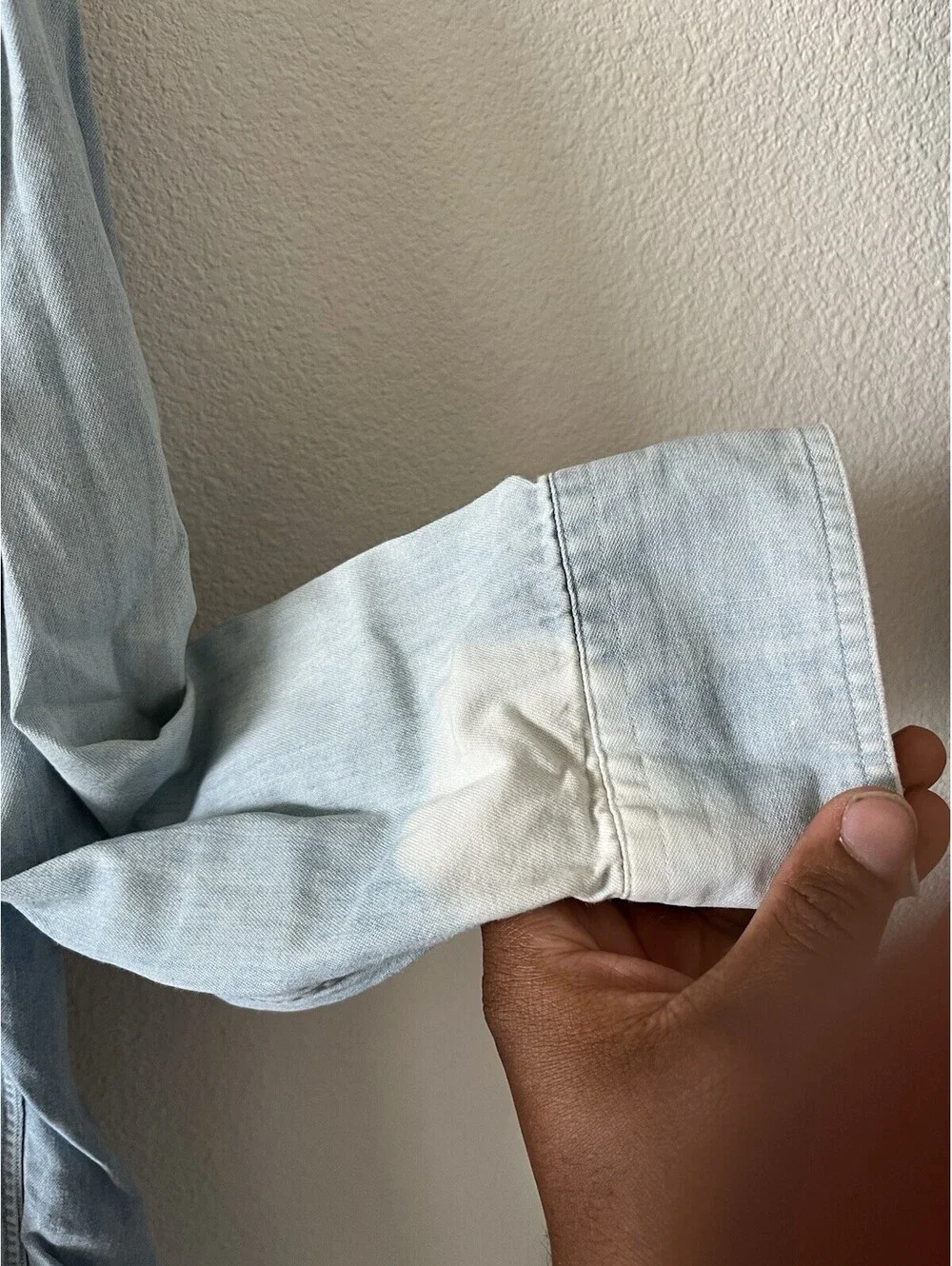 Vintage Chaps Ralph Lauren Denim Button Down Shirt 16 32/33